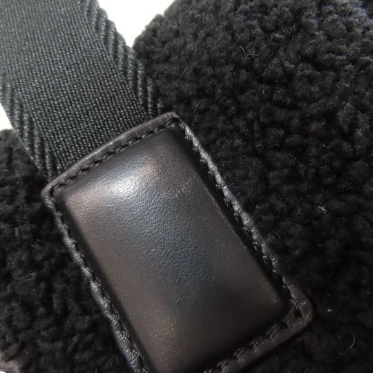 MONCLER Handbag Bore black 2WAY Women Used Authentic