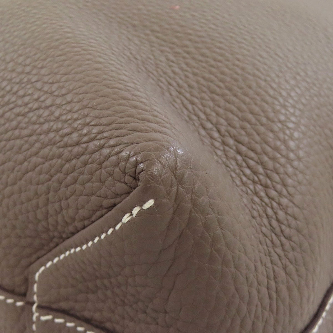 HERMES Tote Bag Taurillon Clemence gray Doble Sense 28 Women Used Authentic