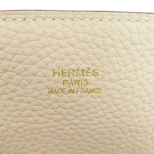 HERMES Tote Bag Taurillon Clemence gray Doble Sense 28 Women Used Authentic