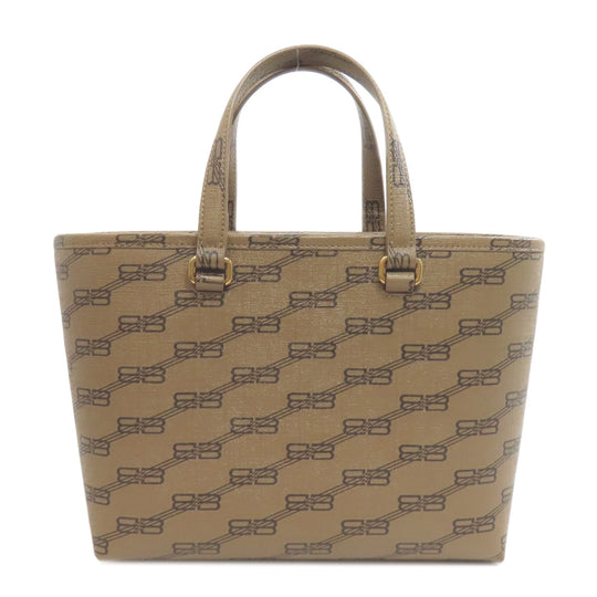 BALENCIAGA Handbag 702699 PVC Brown