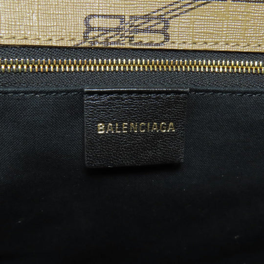 BALENCIAGA Handbag 702699 PVC Brown