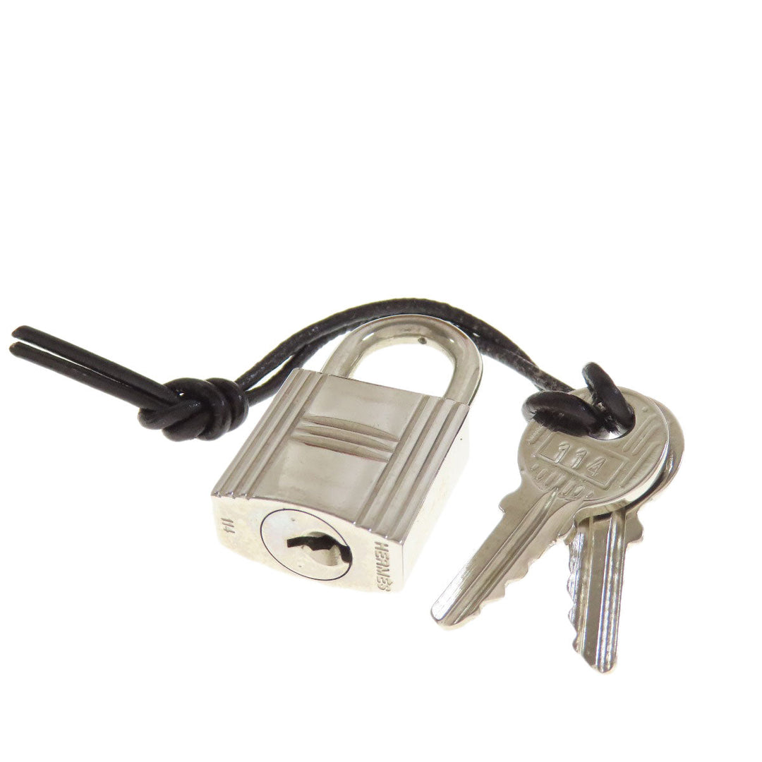 HERMES Handbag Taurillon Clemence Brown Picotin Lock Kazak PM SilverMetal Women Used Authentic
