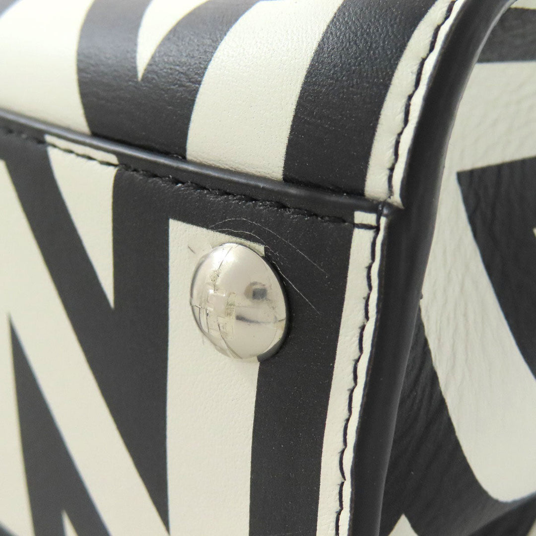FENDI Handbag Calfskin black Peekaboo Mini Marc Jacobs Collaboration 2WAY Women Used Authentic