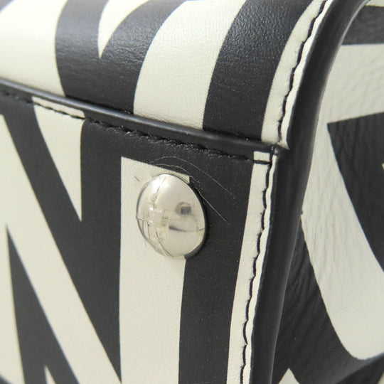 FENDI Handbag Calfskin black Peekaboo Mini Marc Jacobs Collaboration 2WAY Women Used Authentic