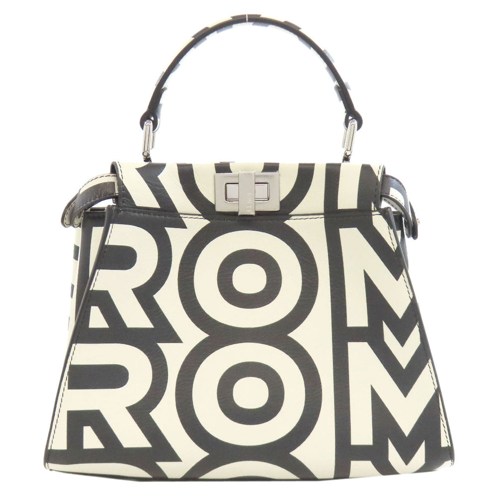 FENDI Handbag Calfskin black Peekaboo Mini Marc Jacobs Collaboration 2WAY Women Used Authentic