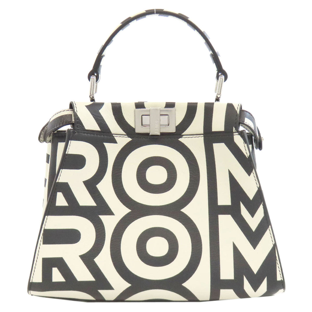 FENDI Handbag Calfskin black Peekaboo Mini Marc Jacobs Collaboration 2WAY Women Used Authentic
