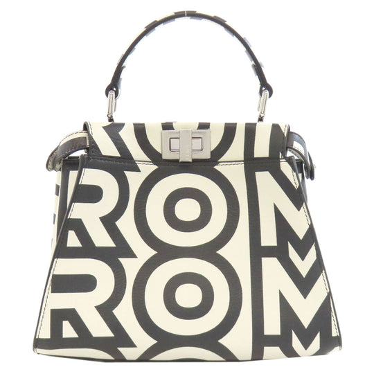 FENDI Handbag Calfskin black Peekaboo Mini Marc Jacobs Collaboration 2WAY Women Used Authentic