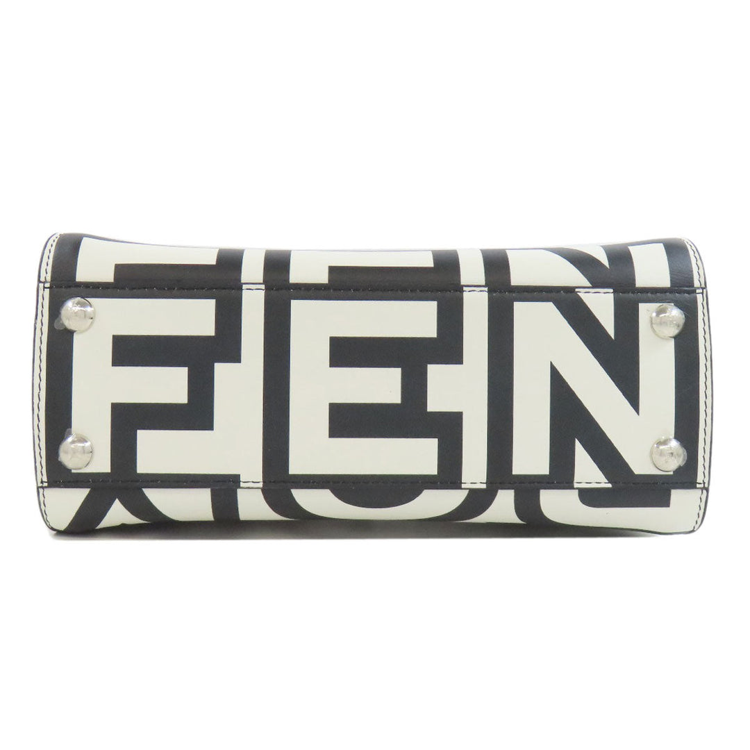 FENDI Handbag Calfskin black Peekaboo Mini Marc Jacobs Collaboration 2WAY Women Used Authentic