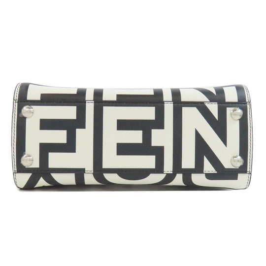 FENDI Handbag Calfskin black Peekaboo Mini Marc Jacobs Collaboration 2WAY Women Used Authentic