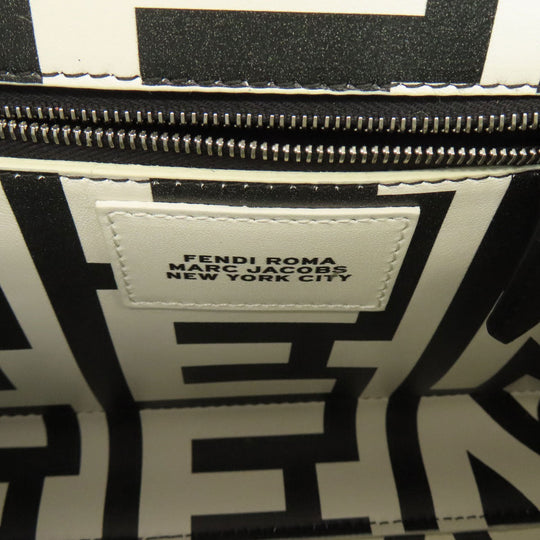 FENDI Handbag Calfskin black Peekaboo Mini Marc Jacobs Collaboration 2WAY Women Used Authentic
