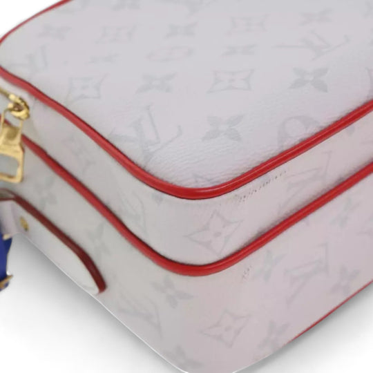 Louis Vuitton Monogram Nile PM Shoulder Bag NBA White Blue Strap Men's Bag