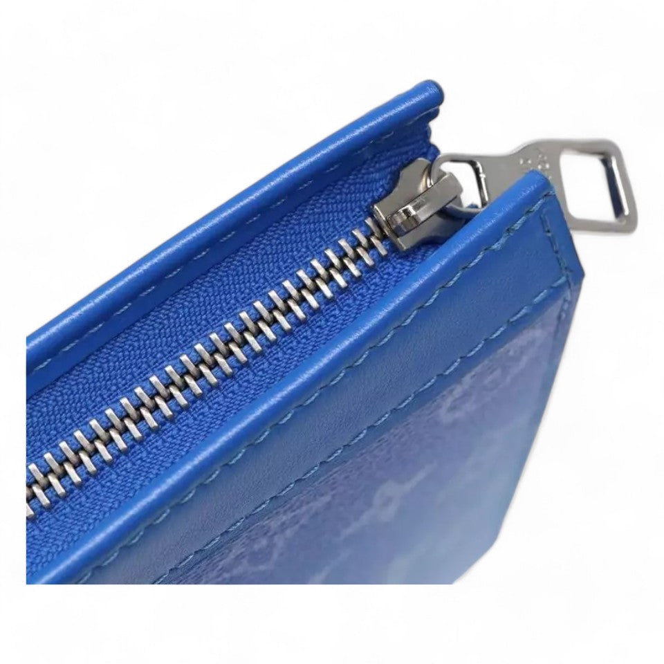Louis Vuitton Monogram Clouds Pochette Voyage Clutch Bag Blue