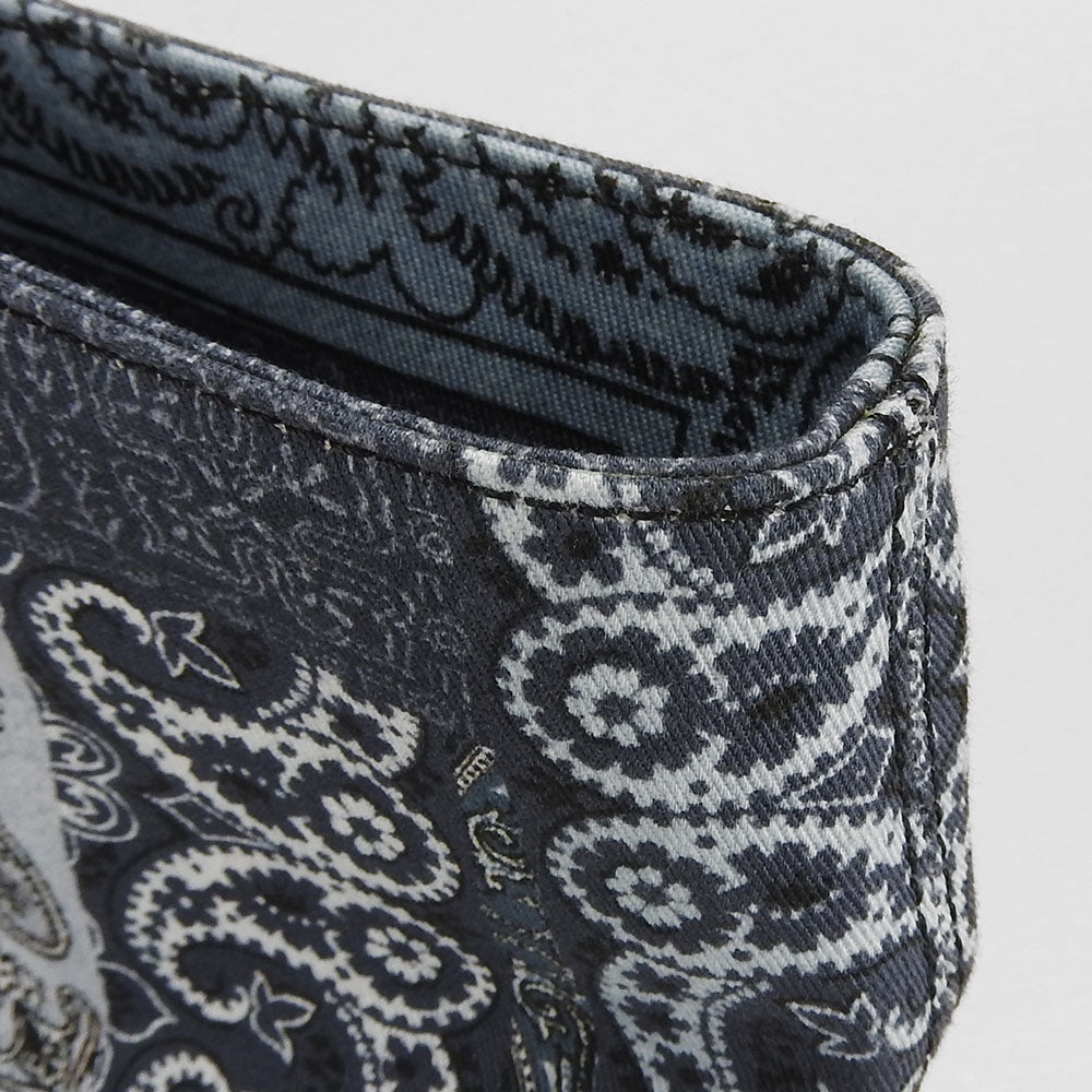 ETRO Tote Bag cotton blue Women Used Authentic
