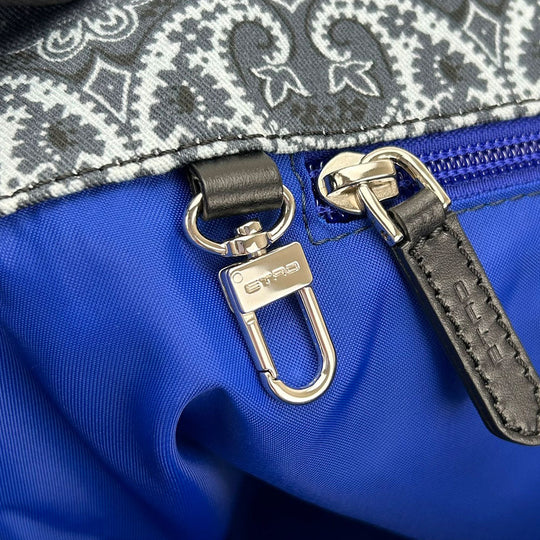 ETRO Tote Bag cotton blue Women Used Authentic