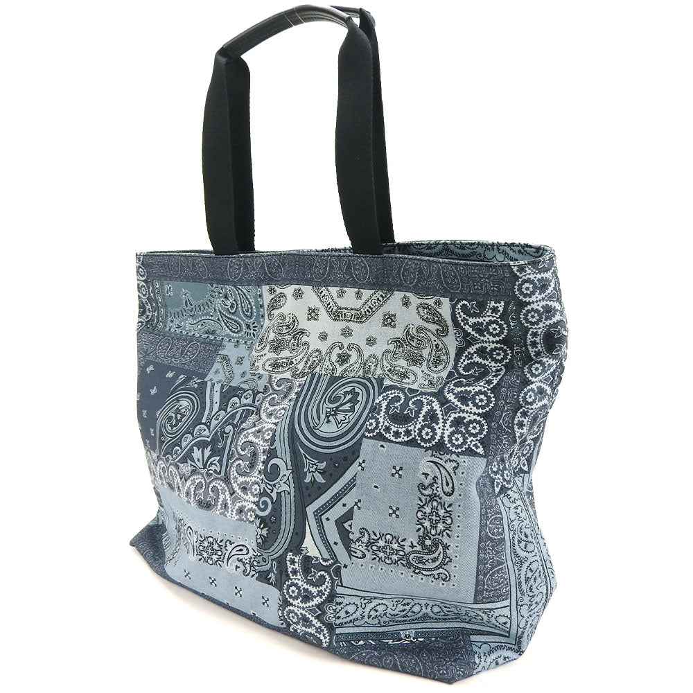 ETRO Tote Bag cotton blue Women Used Authentic