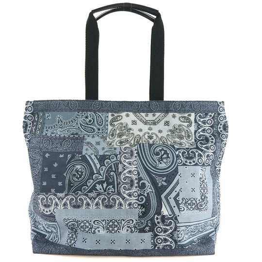 ETRO Tote Bag cotton blue Women Used Authentic