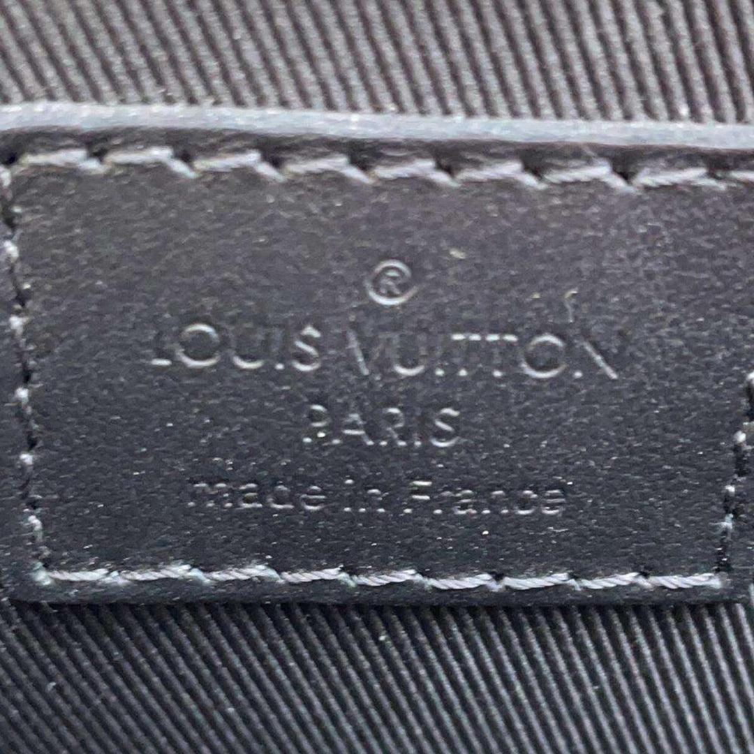 Louis Vuitton M57952 Monogram Seal Leather Noir Trunk Sling Bag Preloved