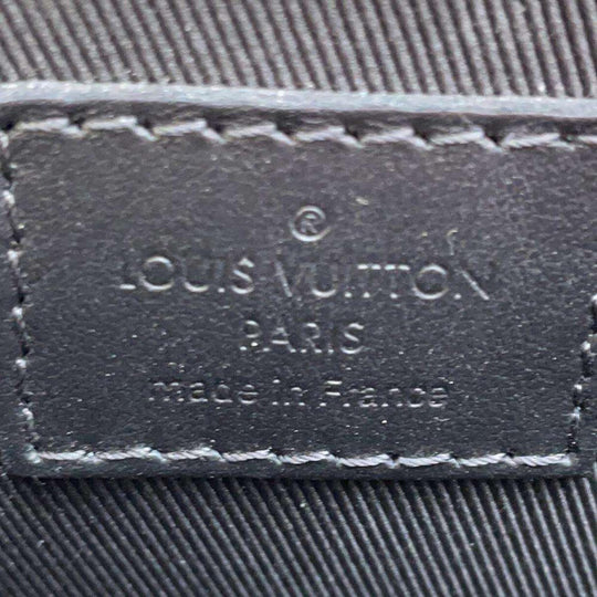 Louis Vuitton M57952 Monogram Seal Leather Noir Trunk Sling Bag Preloved