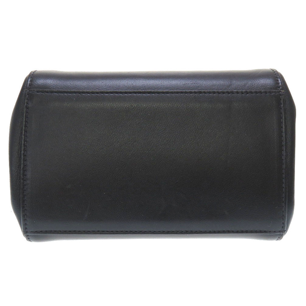 CHANEL Shoulder Bag lambskin black 2.55 chocolate bar Women Used Authentic