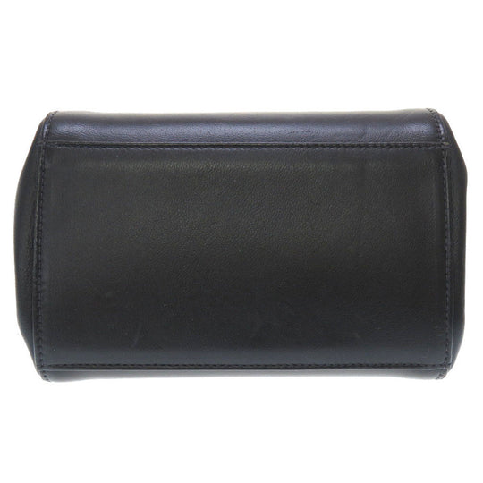 CHANEL Shoulder Bag lambskin black 2.55 chocolate bar Women Used Authentic