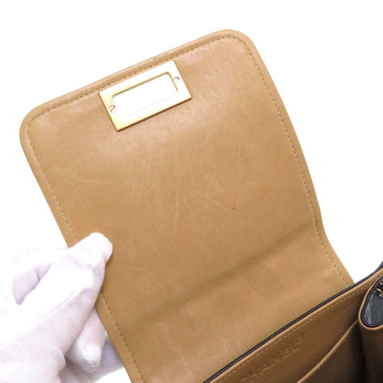 CHANEL Shoulder Bag lambskin black 2.55 chocolate bar Women Used Authentic