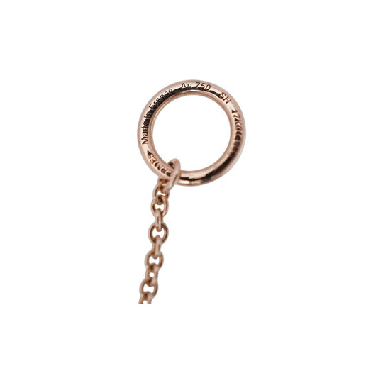 HERMES bracelet K18 Pink Gold Pink gold Chene Dunkle Mini Punk Women SH Used Authentic