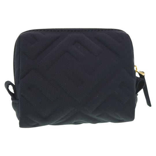FENDI Pouch 8N0179 Nylon black makeup pouch Women Used Authentic