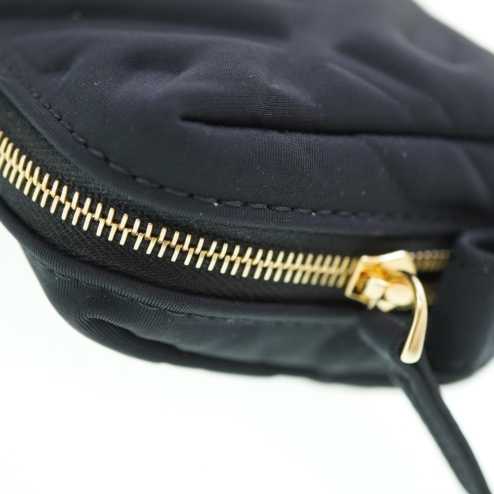 FENDI Pouch 8N0179 Nylon black makeup pouch Women Used Authentic
