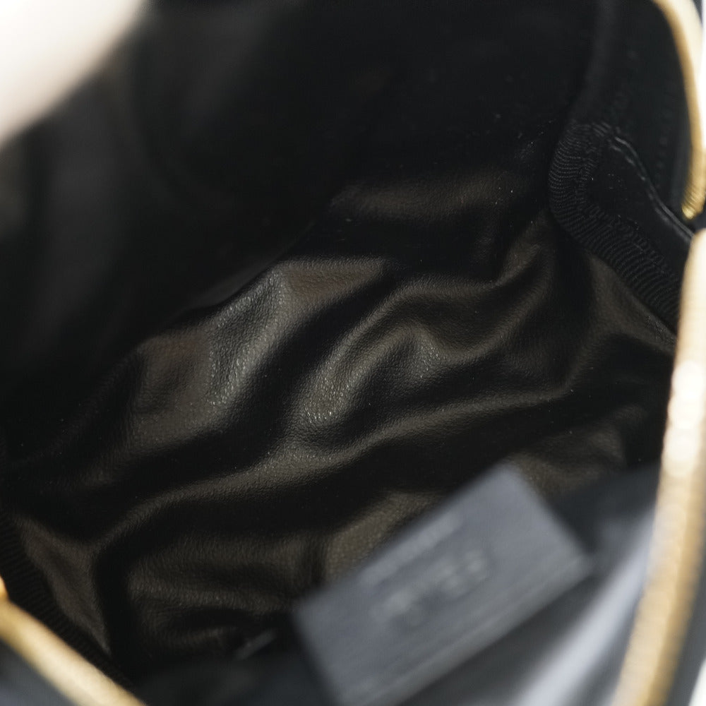 FENDI Pouch 8N0179 Nylon black makeup pouch Women Used Authentic