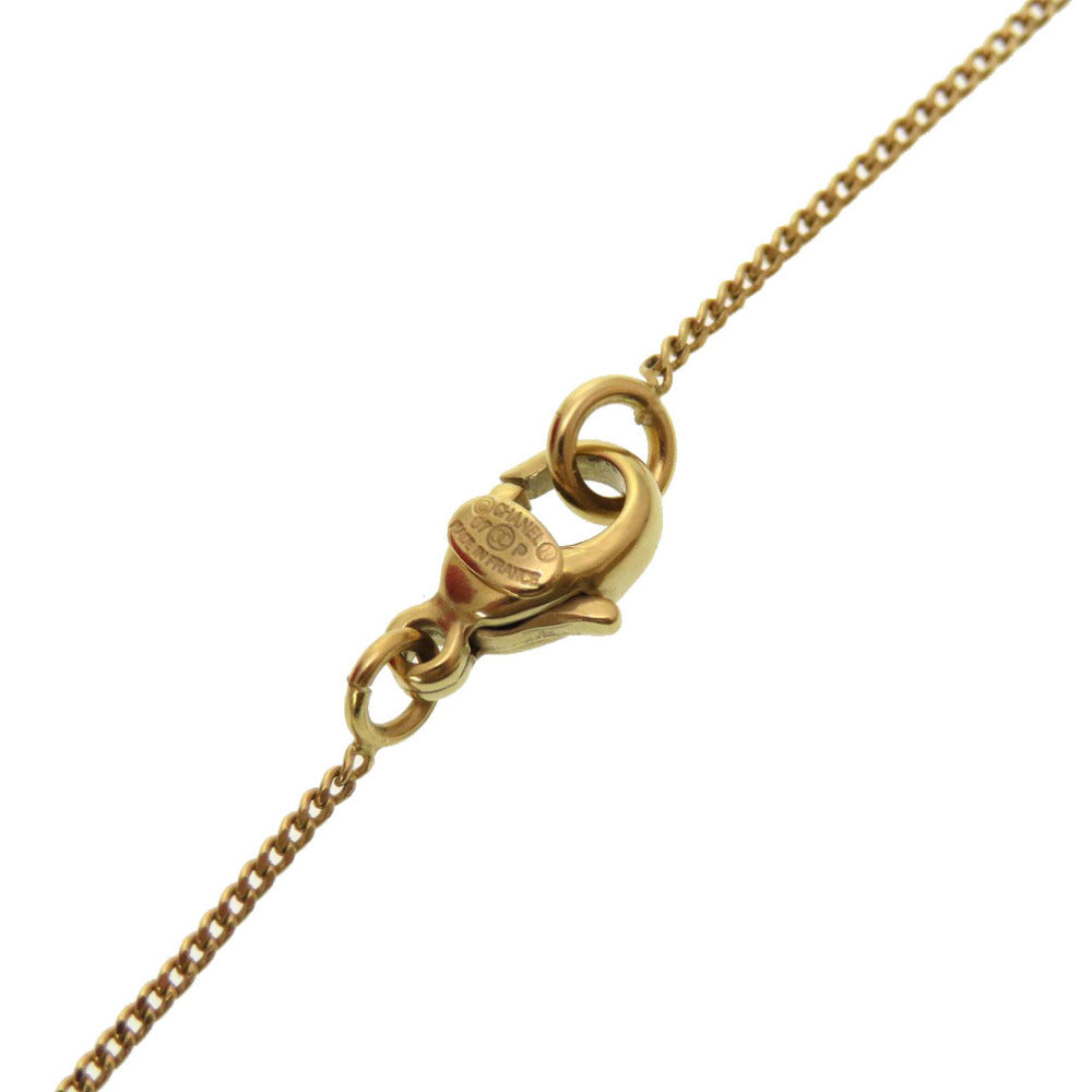 CHANEL Necklace metal white Rabbit COCO Mark Women Used Authentic