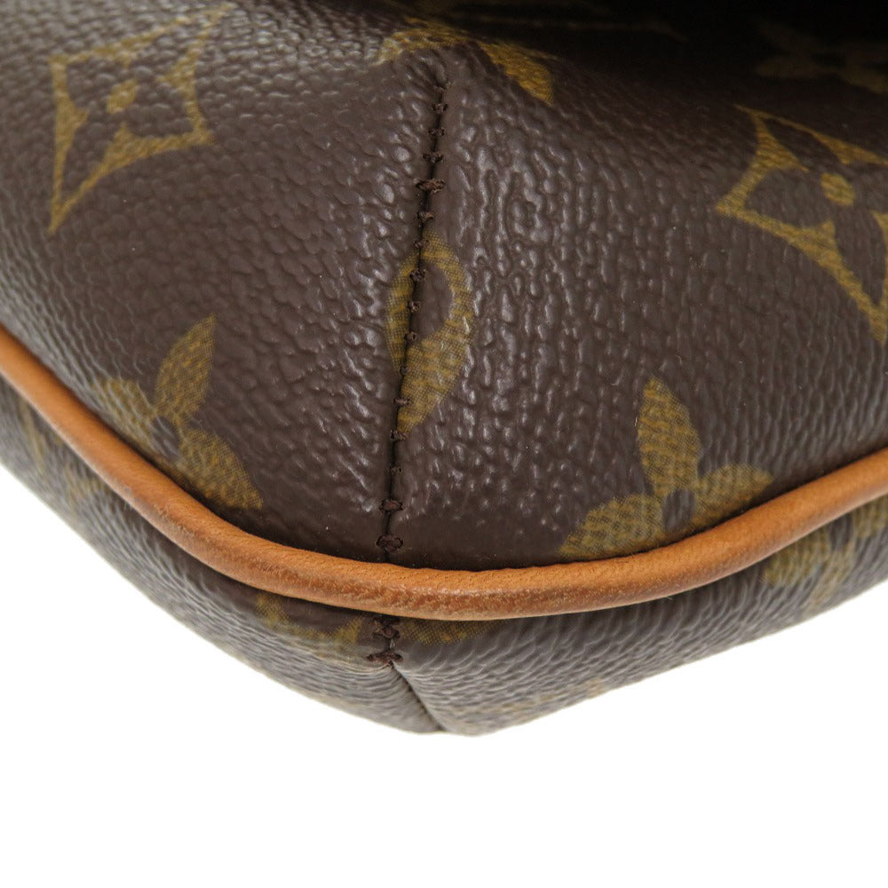 LOUIS VUITTON Shoulder Bag M51388 Monogram canvas Brown Monogram Musette Tango Long Strap Women Used Authentic