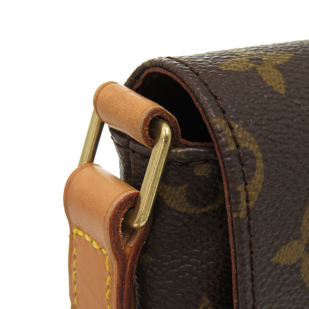 LOUIS VUITTON Shoulder Bag M51388 Monogram canvas Brown Monogram Musette Tango Long Strap Women Used Authentic