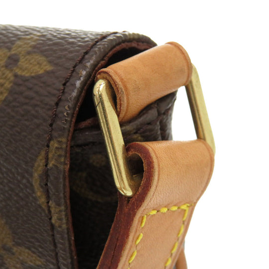 LOUIS VUITTON Shoulder Bag M51388 Monogram canvas Brown Monogram Musette Tango Long Strap Women Used Authentic