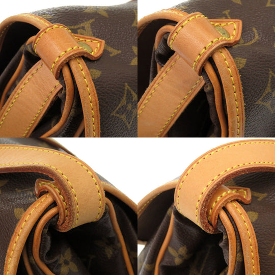LOUIS VUITTON Shoulder Bag M42256 Monogram canvas Brown Monogram Saumur 30 mens(Unisex) Used Authentic