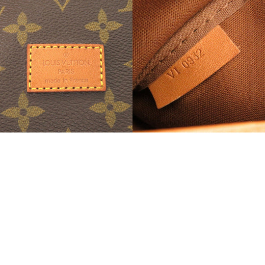 LOUIS VUITTON Shoulder Bag M42256 Monogram canvas Brown Monogram Saumur 30 Women Used Authentic