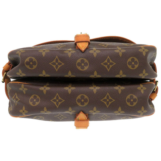 LOUIS VUITTON Shoulder Bag M42256 Monogram canvas Brown Monogram Saumur 30 Women Used Authentic