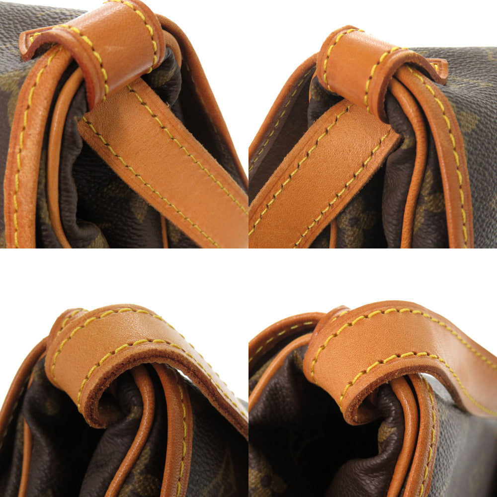 LOUIS VUITTON Shoulder Bag M42256 Monogram canvas Brown Monogram Saumur 30 Women Used Authentic