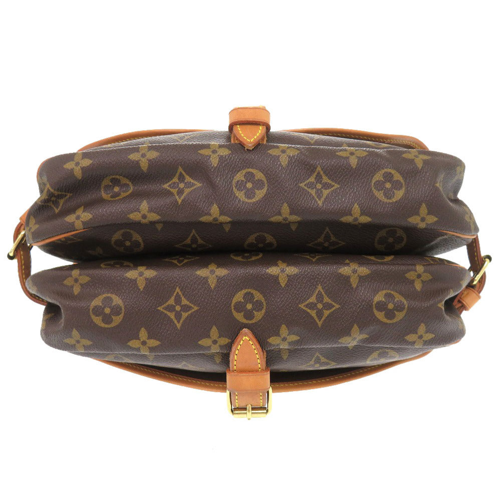 LOUIS VUITTON Shoulder Bag M42256 Monogram canvas Brown Monogram Saumur 30 Women Used Authentic