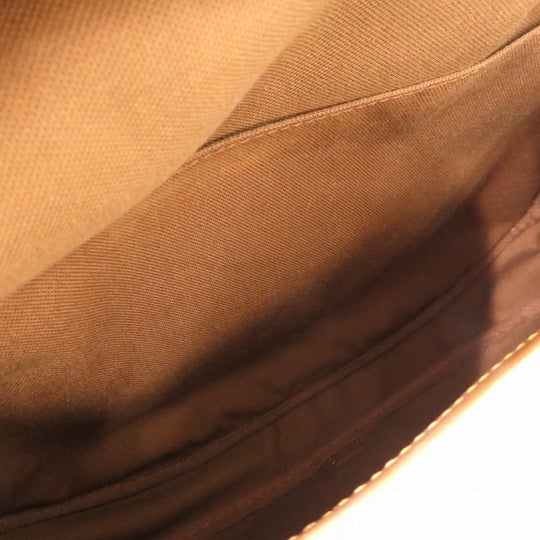 LOUIS VUITTON Shoulder Bag M42256 Monogram canvas Brown Monogram Saumur 30 Women Used Authentic