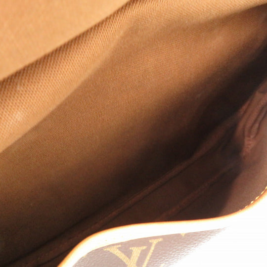 LOUIS VUITTON Shoulder Bag M42256 Monogram canvas Brown Monogram Saumur 30 Women Used Authentic