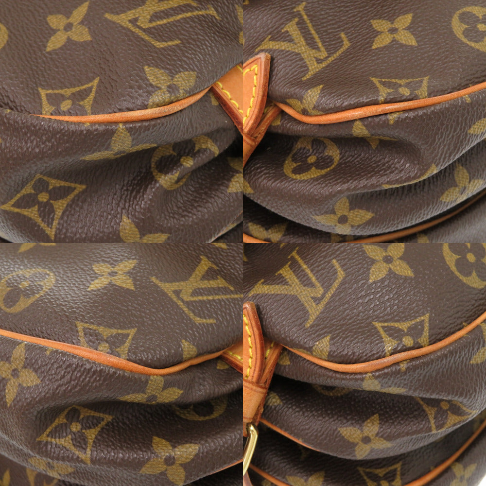 LOUIS VUITTON Shoulder Bag M42256 Monogram canvas Brown Monogram Saumur 30 Women Used Authentic