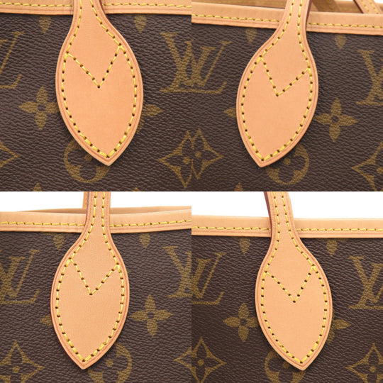 LOUIS VUITTON Tote Bag M40995 Monogram canvas Brown Monogram New Neverfull MM Women Used Authentic