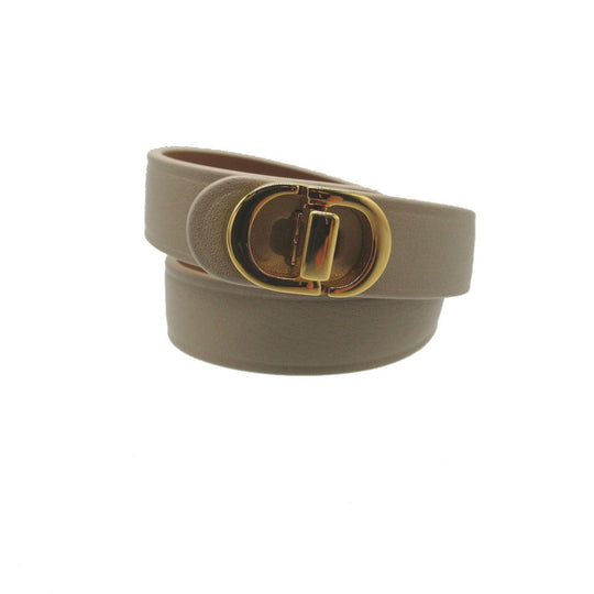 Dior bracelet leather beige 2 bracelets 30 Montaigne Women S Used Authentic