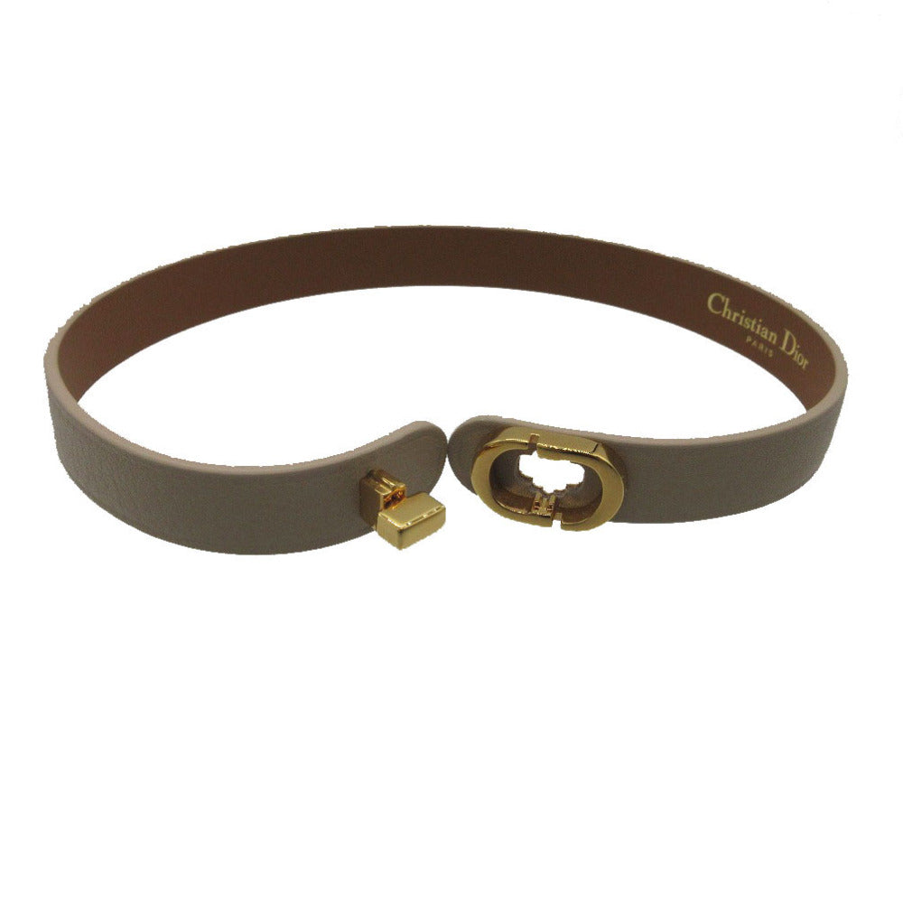 Dior bracelet leather beige 2 bracelets 30 Montaigne Women S Used Authentic