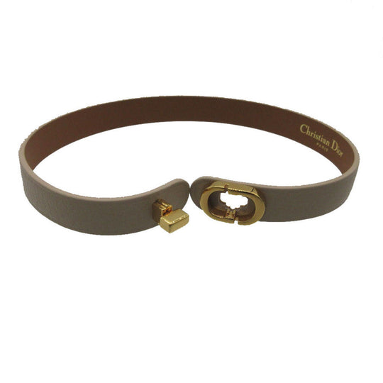 Dior bracelet leather beige 2 bracelets 30 Montaigne Women S Used Authentic