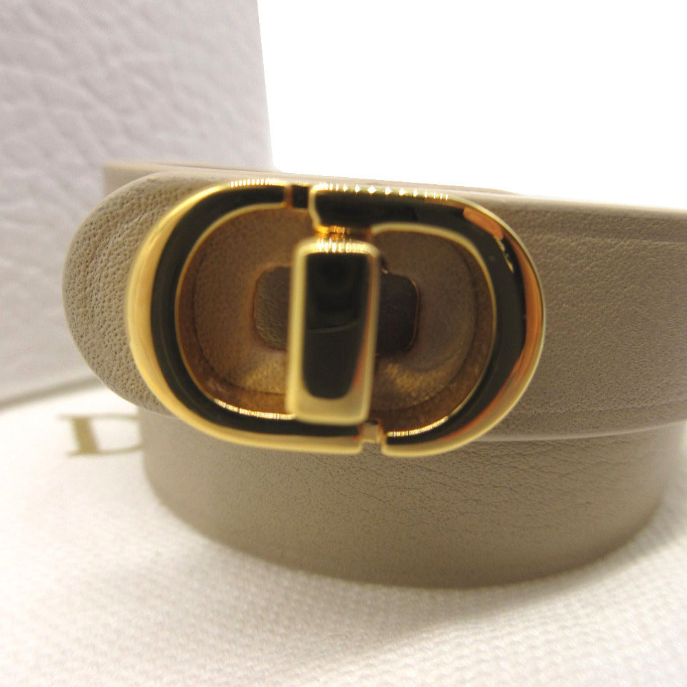 Dior bracelet leather beige 2 bracelets 30 Montaigne Women S Used Authentic