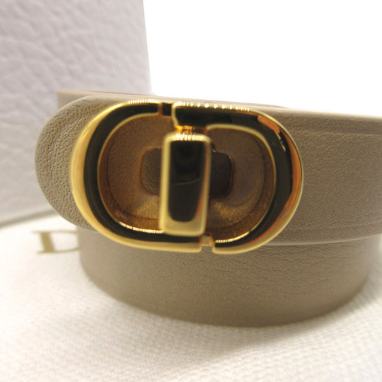 Dior bracelet leather beige 2 bracelets 30 Montaigne Women S Used Authentic