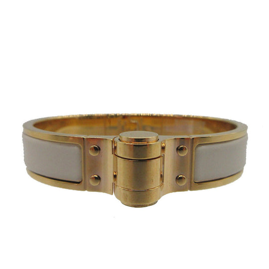 HERMES Bangle metal Ivory Charniere Women Used Authentic