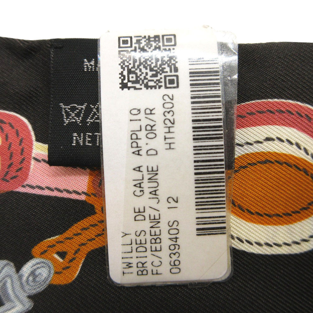 HERMES scarf silk Evennes Twilly Bride de Gala Applique Piqu Women Used Authentic
