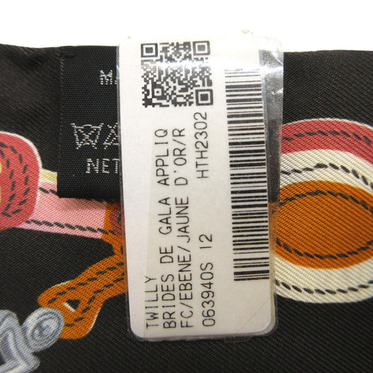 HERMES scarf silk Evennes Twilly Bride de Gala Applique Piqu Women Used Authentic